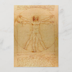 Menschliche Anatomie, Vitruvian Mann durch Einladung
