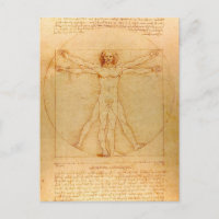 Menschliche Anatomie, Vitruvian Mann durch