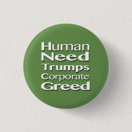 Menschliche Bedarfs-Trumpf-Unternehmenshabsucht Button