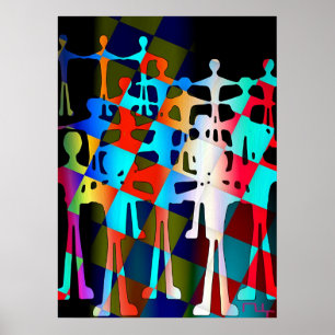 menschliche Brüderlichkeit Poster