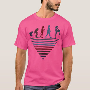 Menschliche Evolution kämpft Muay Thai T-Shirt