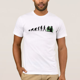 Menschliche Evolution: Pianist T-Shirt