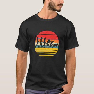 Menschliche Evolution Retro Vintage Design Evoluti T-Shirt
