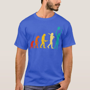 Menschliche Evolution Tennis T-Shirt