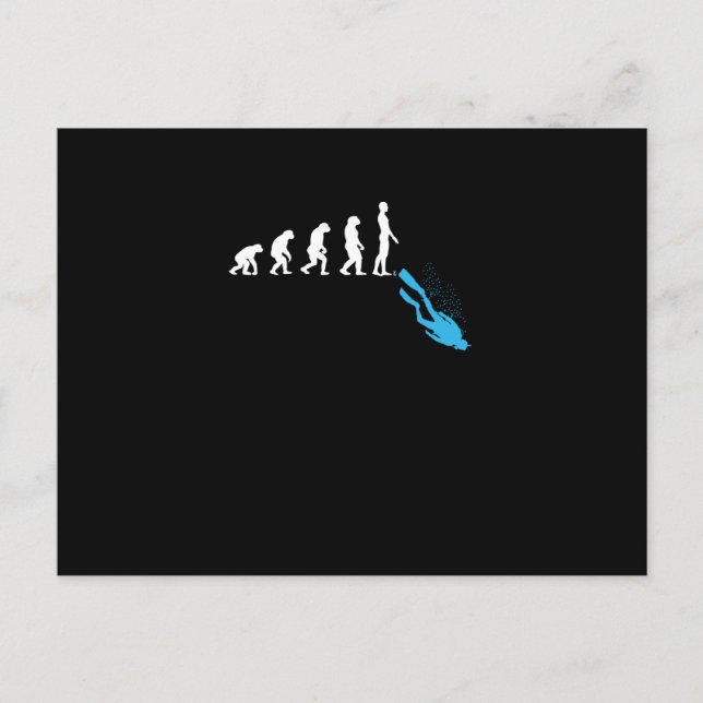 Menschliche Evolutions-lustige Feiertagspostkarte (Vorderseite)