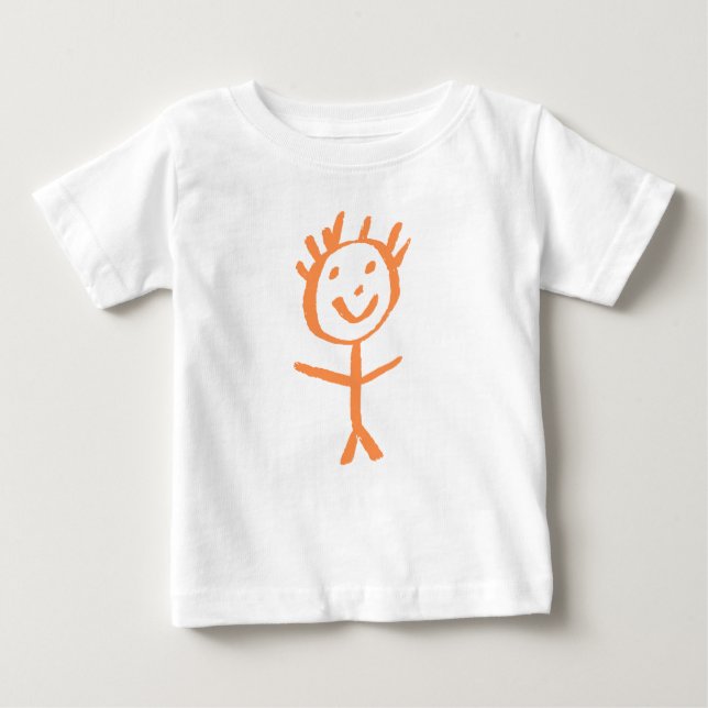 menschliche Figur Baby T-shirt (Vorderseite)