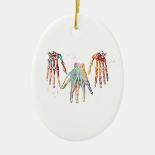 Menschliche Hand Keramik Ornament