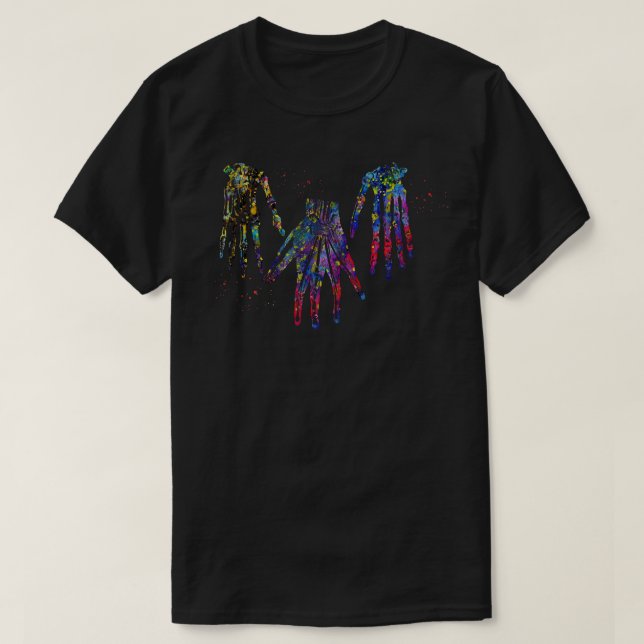 Menschliche Hand T-Shirt (Design vorne)