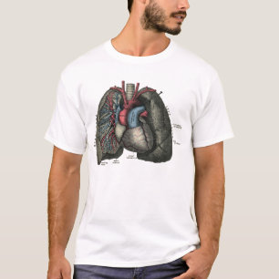 Menschliche Herz-Anatomie 1902 Vintag T-Shirt