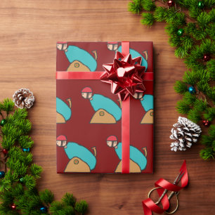 Menschliche Kanonenkugel Geschenkpapier