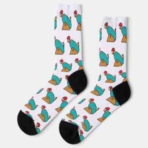 Menschliche Kanonenkugel Socken