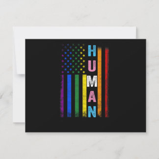 Menschliche LGBT-amerikanische Flagge LGBTQ Regenb