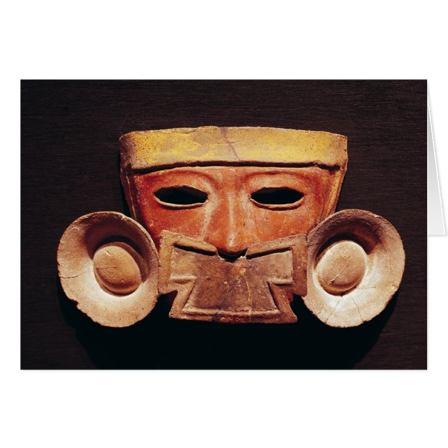 Menschliche Maske, von Teotihuacan (Vorderseite (Horizontal))