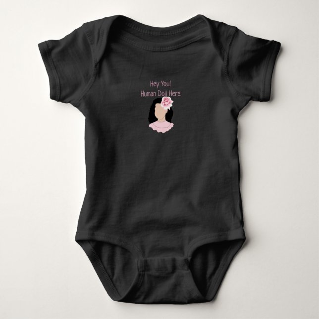 Menschliche Puppe hier T - Shirts Baby Bodysuit (Vorderseite)