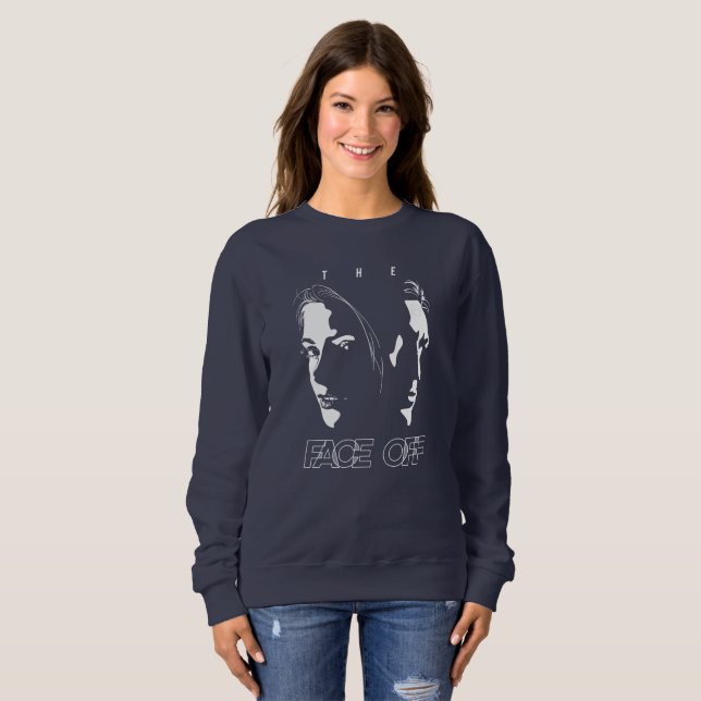 Menschliche Silhouette | Frauen Sweatshirt (Vorne ganz)