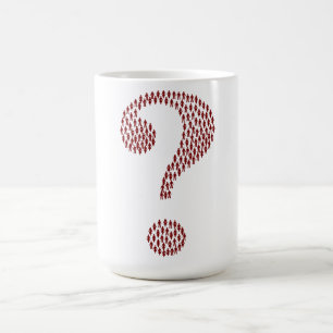 Menschliche Verwirrung Kaffeepause Tasse