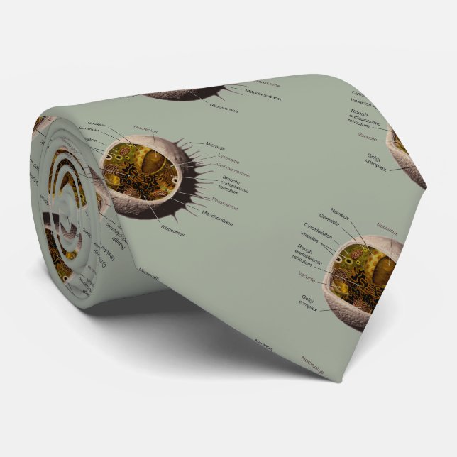 Menschliche Zelle Krawatte (Gerollt)