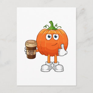 Menschlicher Gewürz-Latte Postkarte