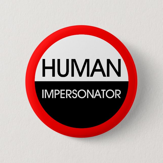 Menschlicher Imitator Button (Vorderseite)