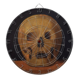 Menschlicher Schädel (von Mariotto Albertinelli) Dartscheibe