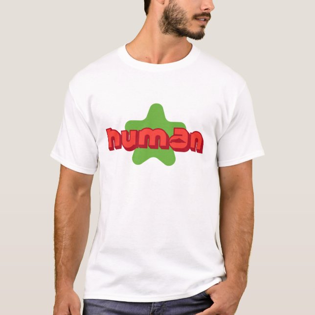 menschlicher Star T-Shirt (Vorderseite)