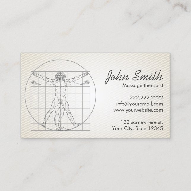 Menschlicher Terminkarte (Vorderseite)