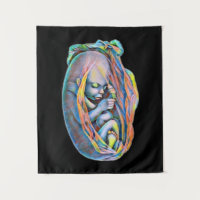 Menschliches Anatomie Abstrakter Kunst Baby in der