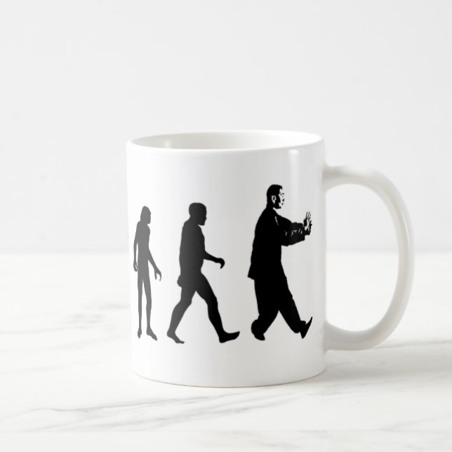 Menschliches Evolutiontai-Chi Kaffeetasse (Rechts)