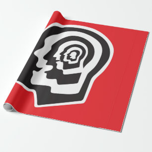 Menschliches Gehirn, Emotionen, Psychologie - abst Geschenkpapier