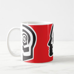 Menschliches Gehirn, Emotionen, Psychologie - abst Kaffeetasse