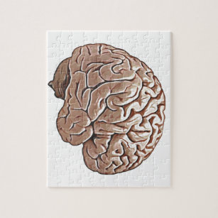 menschliches Gehirn Puzzle