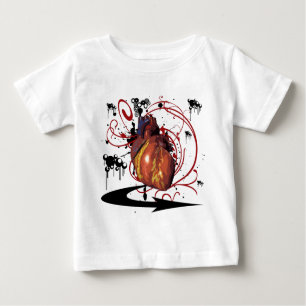 Menschliches Herz Baby T-shirt