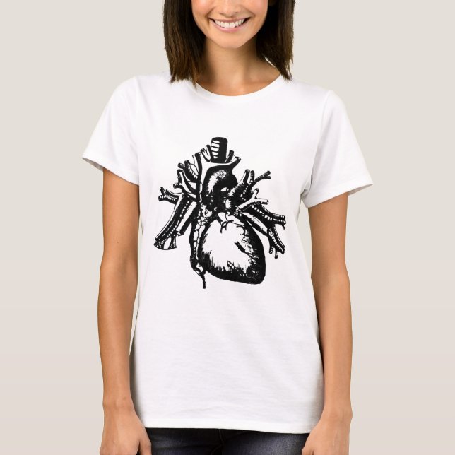 Menschliches Herz T-Shirt (Vorderseite)