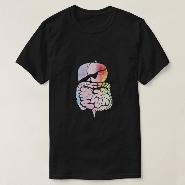 Menschliches internes Organsystem Anatomie Art Dig T-Shirt (Design vorne)