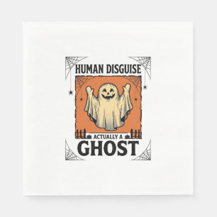 Menschliches Kostüm Gespenst Vintage Halloween Hum Serviette