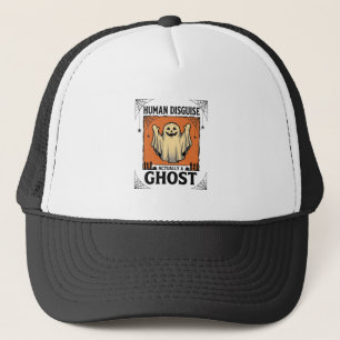 Menschliches Kostüm Gespenst Vintage Halloween Hum Truckerkappe