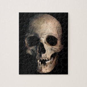 Menschliches Schädel-Kopf-Gesicht Puzzle