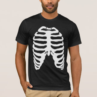 Menschliches Skeleton Ribcage Weiß T-Shirt