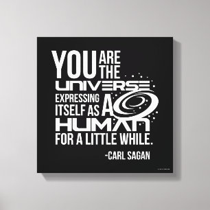 Menschliches Universum Leinwanddruck