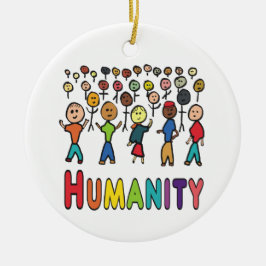 Menschlichkeit Keramik Ornament