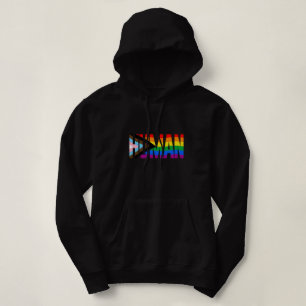Menschlichkeits-Inklusions-Stolzflagge Hoodie