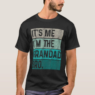 Mens's Ich bin der Großvater Bro Vintager Vater Da T-Shirt