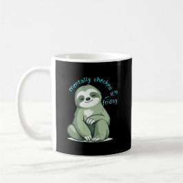 Mental Ausgeklinkt Minimaler Freitagsspruch Kaffeetasse