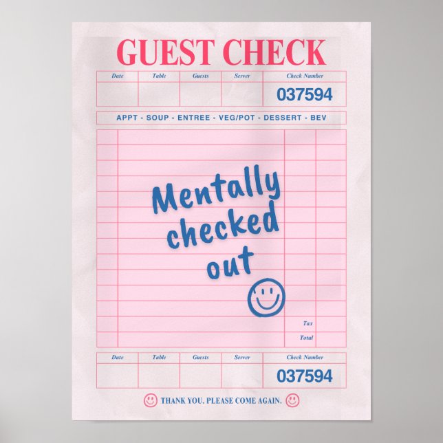 Mental Ausgeklinkt Poster (Vorne)