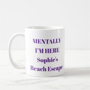 Mental bin ich hier Tasse