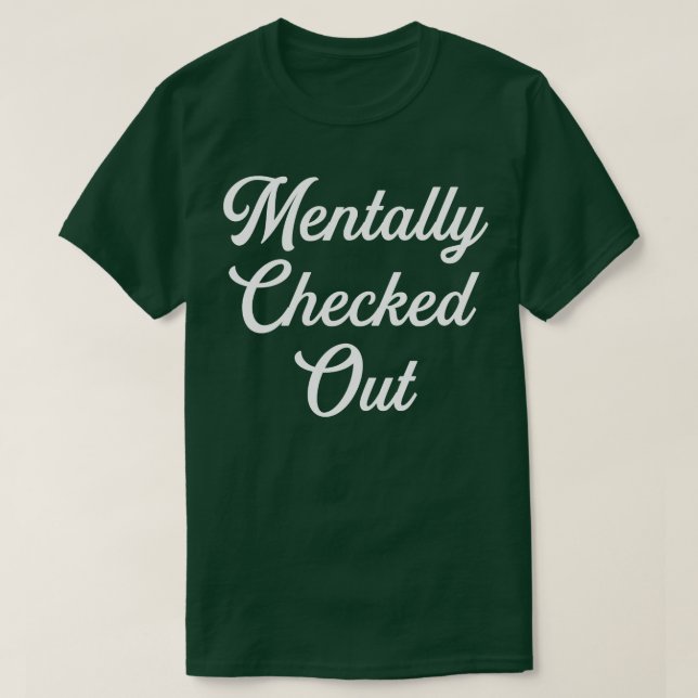 Mental Checkout T-Shirt (Design vorne)