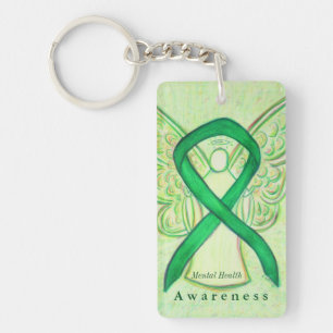 Mental Health Angel Awareness Ribbon Schlüsselanhä Schlüsselanhänger