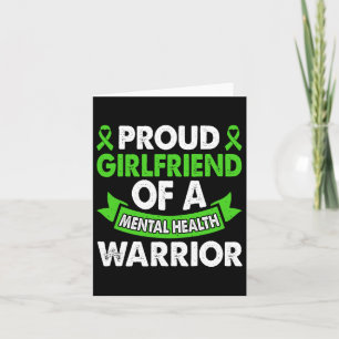 Mental Health Awareness Girlfriend Warrior Mental Karte