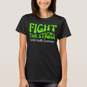 Mental Health Awareness Montag Shirt Groovy Fight