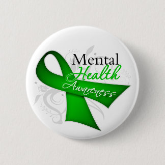 Mental Health Awareness Ribbon Button